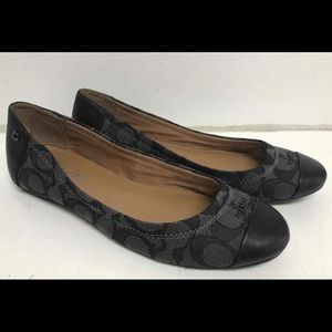 Coach Chelsea signature flats 7B